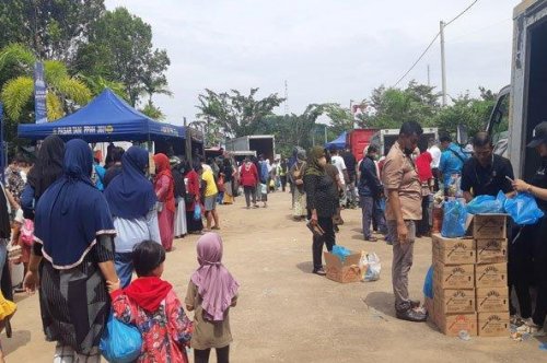 Produk Pertanian Lokal dari Barelang  Mendominasi Operasi Pasar Murah di Bengkong Batam