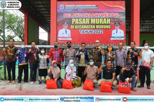 Pemkab Murung Raya Gelar Operasi Pasar Untuk Jaga Stabilitas Harga
